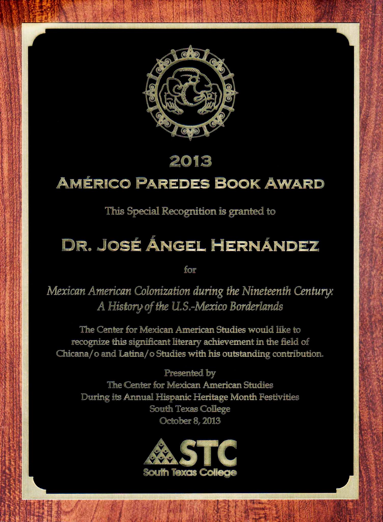 Paredes Award